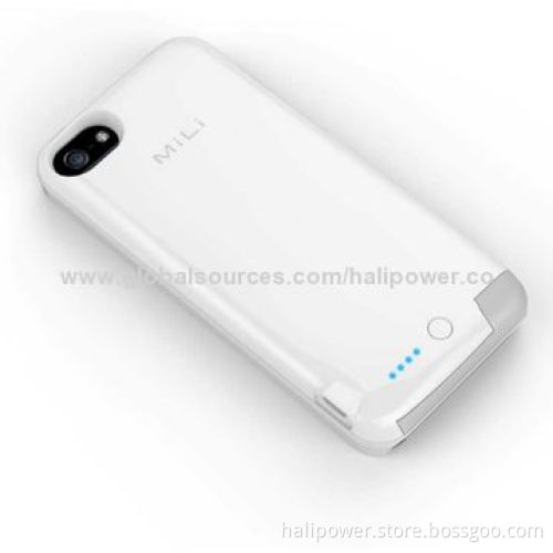 MFI 2,200mAh capacity power bank for iPhone 5/5S/5C with built-in charging cable